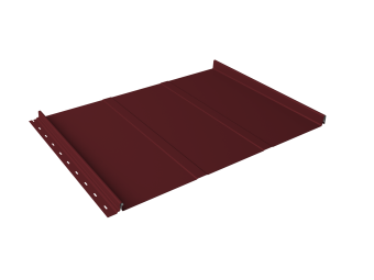 картинка Кликфальц Line Grand Line 0,5 Satin Matt TX с пленкой на замках RAL 3005 красное вино Центр Кровли