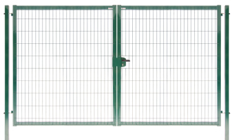 картинка Ворота Medium New Lock 1,73х4,0 RAL 6005 Центр Кровли