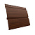 Софит металлический Квадро Брус без перфорации 0,45 Print Elite с пленкой Choco Wood TwinColor Центр Кровли