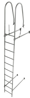 картинка Лестница стеновая Grand Line RAL 7005 2,76м Центр Кровли