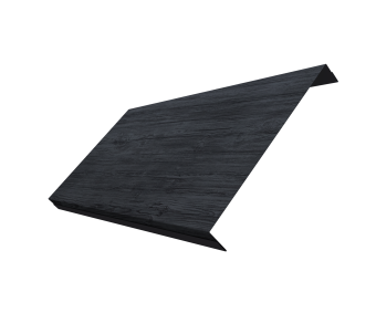 картинка Ламель обратная 200 забора жалюзи Texas 0,45 Print Premium с пленкой Grey Wood TwinColor Центр Кровли