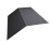 Планка конька плоского 190х190 0,45 PE lite с пленкой RAL 7004 сигнальный серый (3м) Центр Кровли