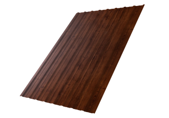 картинка Профнастил С10A 0,45 Print Premium с пленкой Cherry Wood Fresh TwinColor Центр Кровли