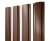 Штакетник Прямоугольный с прямым резом 0,45 Print Elite Choco Wood TwinColor Центр Кровли