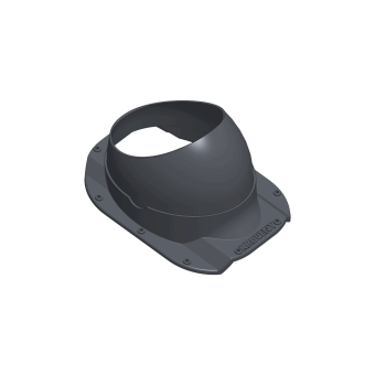 картинка Элемент проходной Krovent Base-VT Cascade 125/150 серый Центр Кровли
