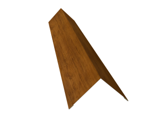 картинка Угол внешний 110х110 0,45 Print Elite Golden Wood TwinColor (3м) Центр Кровли