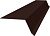 Планка капельник 100х55 Grand Line 0,5 Drap ТР RAL 8017 шоколад (2м) Центр Кровли