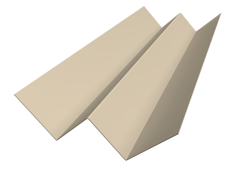 фото Угол внутренний фибросайдинга Slim 0,45 Drap TX RAL 1015 светлая слоновая кость (2м) Центр Кровли картинка Угол внутренний фибросайдинга Slim 0,45 Drap TX RAL 1015 светлая слоновая кость (2м) Центр Кровли