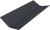 Планка ендовы нижней с компенсатором Grand Line 0,7 PE-Double с пленкой RAL 7024 мокрый асфальт (3м) Центр Кровли