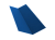 Планка ендовы верхней 145х145 0,5 Satin с пленкой RAL 5005 сигнальный синий (3м) Центр Кровли