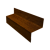 Отлив межэтажный 45 0,4 Print Premium Golden Wood Intense FTC (2м) Центр Кровли