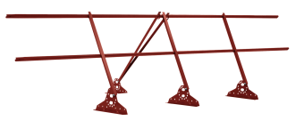 картинка Ограждение кровельное Grand Line 0,9х3 RAL 3011 Центр Кровли