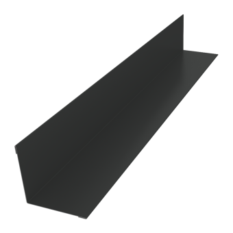 картинка Угол внутренний 40х40 Grand Line 0,5 Velur RAL 7016 антрацитово-серый (3м) Центр Кровли