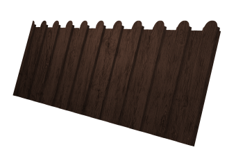 фото Профнастил С8A v02 фигурный Grand Line 0,45 Print Premium с пленкой Antique Wood TwinColor Центр Кровли картинка Профнастил С8A v02 фигурный Grand Line 0,45 Print Premium с пленкой Antique Wood TwinColor Центр Кровли