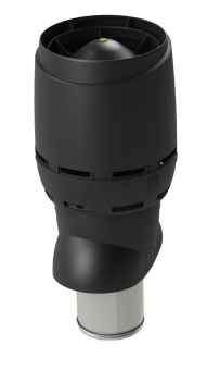 картинка Вентилятор Vilpe Flow Eсo200Р/500 черный Центр Кровли