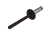 Заклёпка вытяжная Daxmer 4,8х10 (500шт) нерж/нерж RAL 9005 Центр Кровли