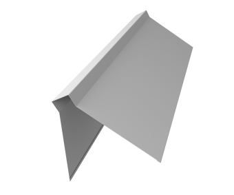 фото Планка конька плоского 220х50х220 0,5 Satin с пленкой RAL 9003 сигнальный белый (2м) Центр Кровли картинка Планка конька плоского 220х50х220 0,5 Satin с пленкой RAL 9003 сигнальный белый (2м) Центр Кровли