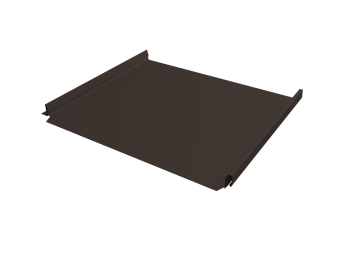 картинка Кликфальц Pro v02 Grand Line 0,45 Drap-double TX с пленкой на замках RR 32 темно-коричневый Центр Кровли