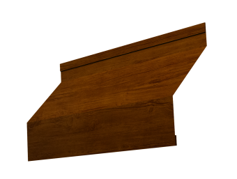 картинка Ламель забора жалюзи Milan 0,45 Print-Double Premium Golden Wood Intense F Центр Кровли