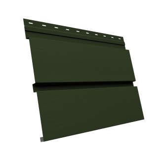 картинка Квадро брус 3D 0,5 Satin Matt TX с пленкой RAL 6020 хромовая зелень Центр Кровли