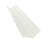 Планка ендовы верхней фигурной 70x70 0,45 PE с пленкой RAL 9003 сигнальный белый (2м) Центр Кровли