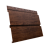 Софит металлический Квадро Брус без перфорации 0,45 Print Premium с пленкой Cherry Wood Fresh TwinColor Центр Кровли