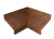 Угол отлива внутренний 50 0,45 Print Premium с пленкой Golden Wood Fresh TwinColor Центр Кровли