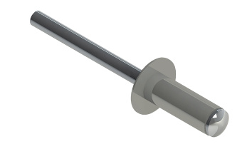 картинка Заклёпка вытяжная Daxmer 4,8х12 RAL 7038 (500 шт) сталь/сталь Центр Кровли