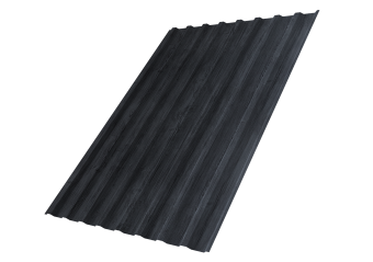 картинка Профнастил С20B 0,45 Print Premium с пленкой Grey Wood TwinColor Центр Кровли