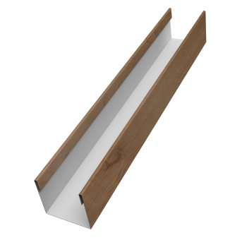 картинка Стойка жалюзи Milan Slim 0,45 Print Premium Pine Wood Fresh (1,8м) Центр Кровли