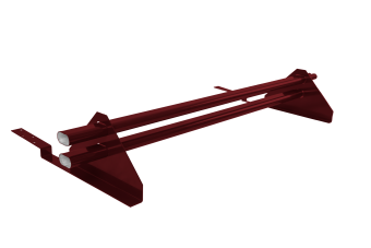 картинка Снегозадержатель трубчатый для композитной черепицы RAL 3005 (1м) Центр Кровли