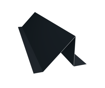 фото Планка снегозадержания 0,5 Velur X RAL 9005 черный (3м) Центр Кровли картинка Планка снегозадержания 0,5 Velur X RAL 9005 черный (3м) Центр Кровли