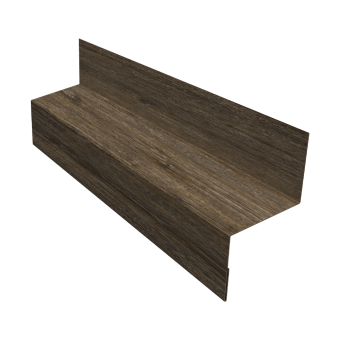 картинка Отлив межэтажный 35 0,45 Print Elite Nordic Wood TwinColor (3м) Центр Кровли