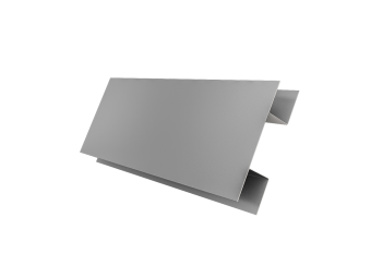 картинка Планка H-образная стыковочная сложная 0,45 Drap TX RAL 7004 сигнальный серый (2м) Центр Кровли