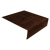 Планка околооконная простая 200х75 0,45 Print Elite Cherry Wood TwinColor (3м) Центр Кровли