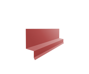 фото Отлив верхний фальц 0,5 Satin с пленкой RAL 3011 коричнево-красный (2м) Центр Кровли картинка Отлив верхний фальц 0,5 Satin с пленкой RAL 3011 коричнево-красный (2м) Центр Кровли
