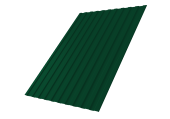 картинка Профнастил С8A v01 0,4 PE-Double RAL 6005 зеленый мох Центр Кровли