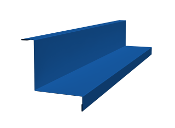 фото Угол внутренний простой фальц 0,45 PE с пленкой RAL 5005 сигнальный синий (3м) Центр Кровли картинка Угол внутренний простой фальц 0,45 PE с пленкой RAL 5005 сигнальный синий (3м) Центр Кровли