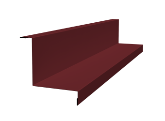 фото Угол внутренний простой фальц 0,45 PE с пленкой RAL 3005 красное вино (3м) Центр Кровли картинка Угол внутренний простой фальц 0,45 PE с пленкой RAL 3005 красное вино (3м) Центр Кровли