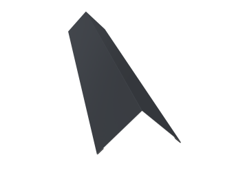 картинка Угол внешний 110х110 Grand Line 0,5 Velur RAL 7024 мокрый асфальт (3м) Центр Кровли