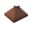 Угол отлива внешний 150 0,45 Print Elite с пленкой Choco Wood TwinColor Центр Кровли