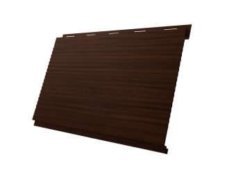 картинка Вертикаль 0,2 gofr 0,45 Print Elite с пленкой Choco Wood TwinColor Центр Кровли