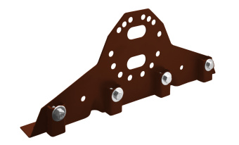 картинка Кронштейн универсальный Grand Line для фальцевой кровли RAL 3009 Центр Кровли