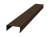 Крышка 30х20 жалюзи Texas 0,45 PE-Double RAL 8017 шоколад (2м) Центр Кровли