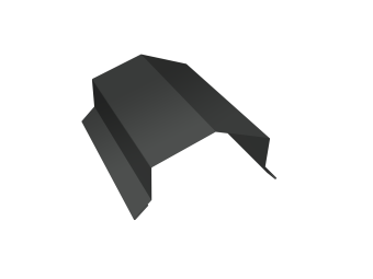 картинка Парапетная крышка угольная 100мм Grand Line 0,5 Velur RAL 7016 антрацитово-серый (3м) Центр Кровли