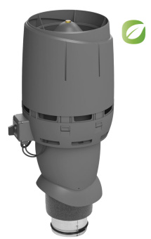 картинка Вентилятор Vilpe Flow Eсo125Р/500 антрацит Центр Кровли