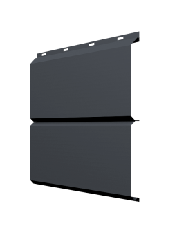 картинка ЭкоБрус 0,345 Grand Line 0,45 Drap TwinColor с пленкой RAL 7024 мокрый асфальт Центр Кровли