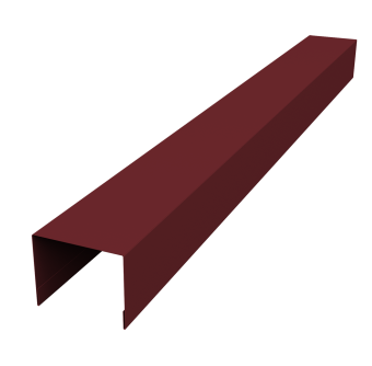 картинка Крышка жалюзи Palermo 0,45 PE-Double RAL 3005 красное вино (3м) Центр Кровли