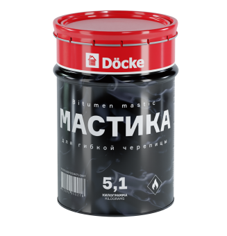 картинка Мастика Docke для гибкой черепицы 5л Центр Кровли