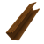 Крышка жалюзи Milan Slim 0,45 Print Elite Golden Wood TwinColor (2,5м) Центр Кровли